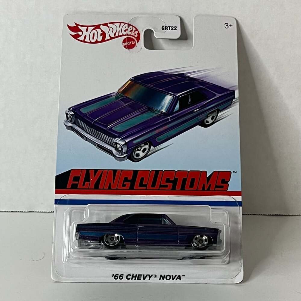 Hot Wheels Flying Customs '66 Chevy Nova Purple